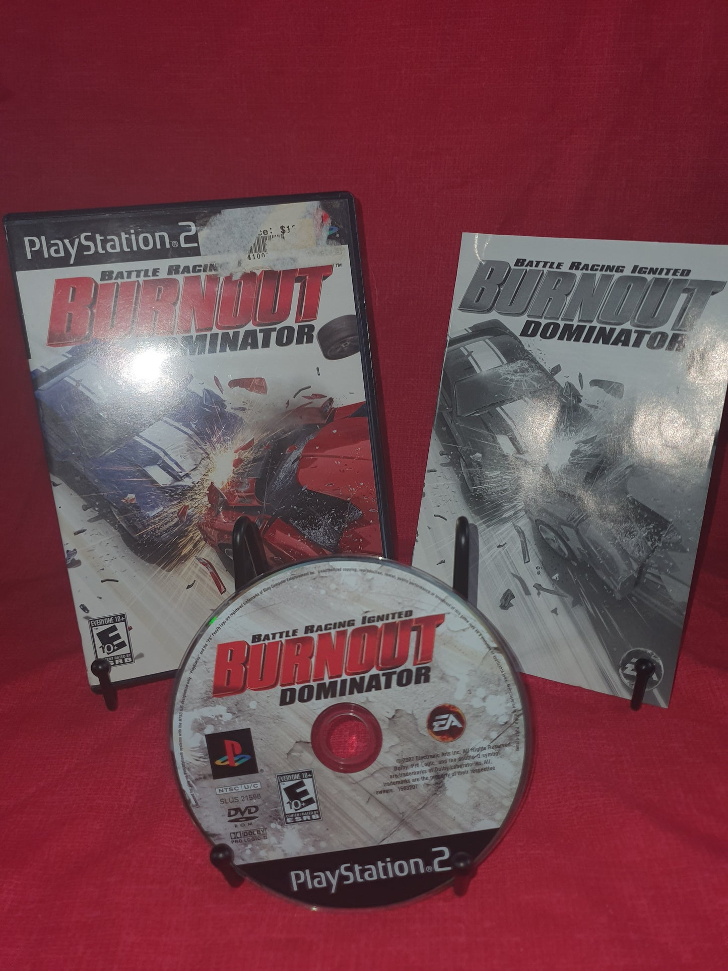 Burnout Dominator (Sony PlayStation 2, 2007) Complete Near Mint Game Disc Clean