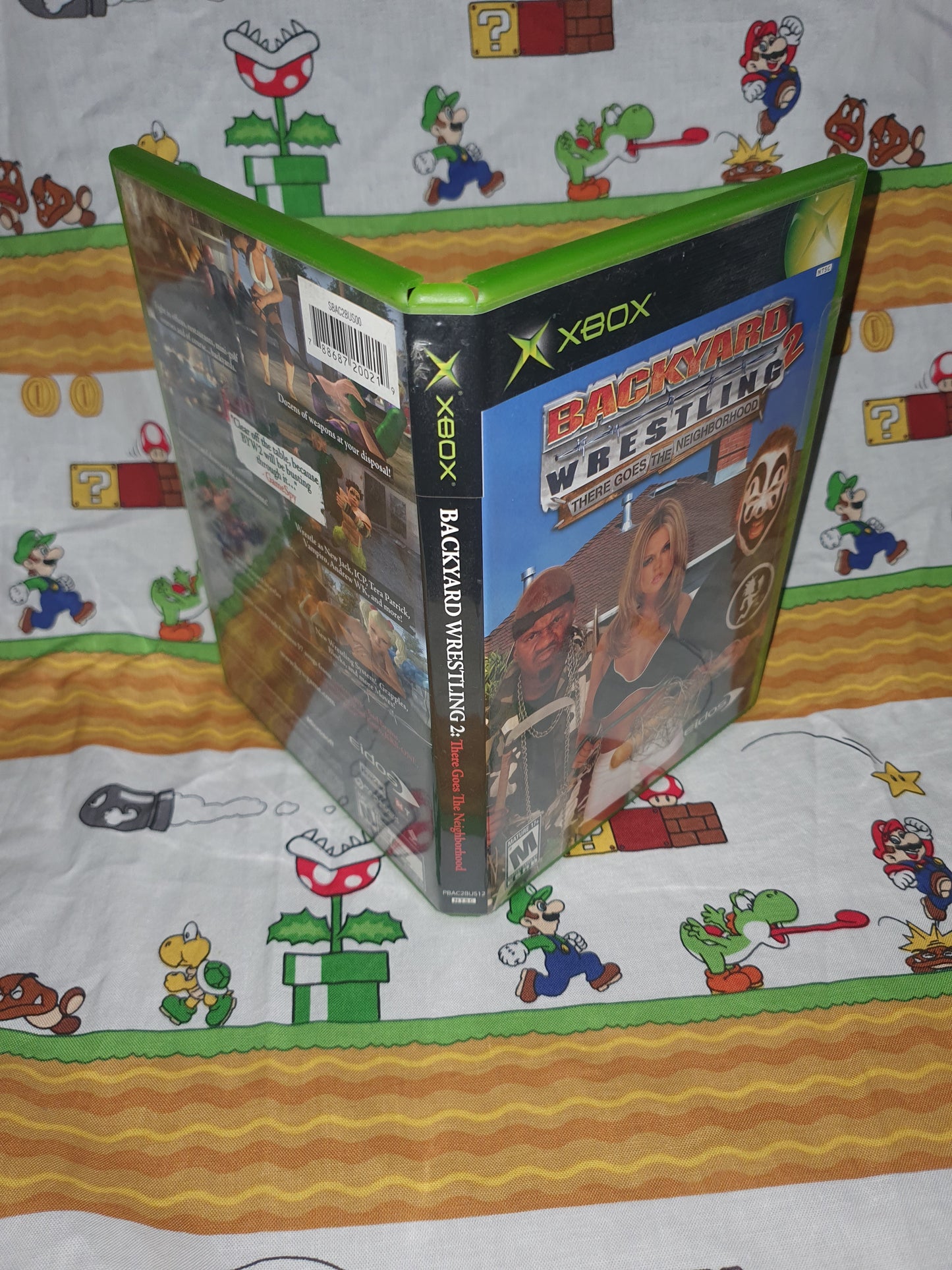 Backyard Wrestling 2 Xbox There Goes The Neighborhood 2004 Complete w/ Reg Card