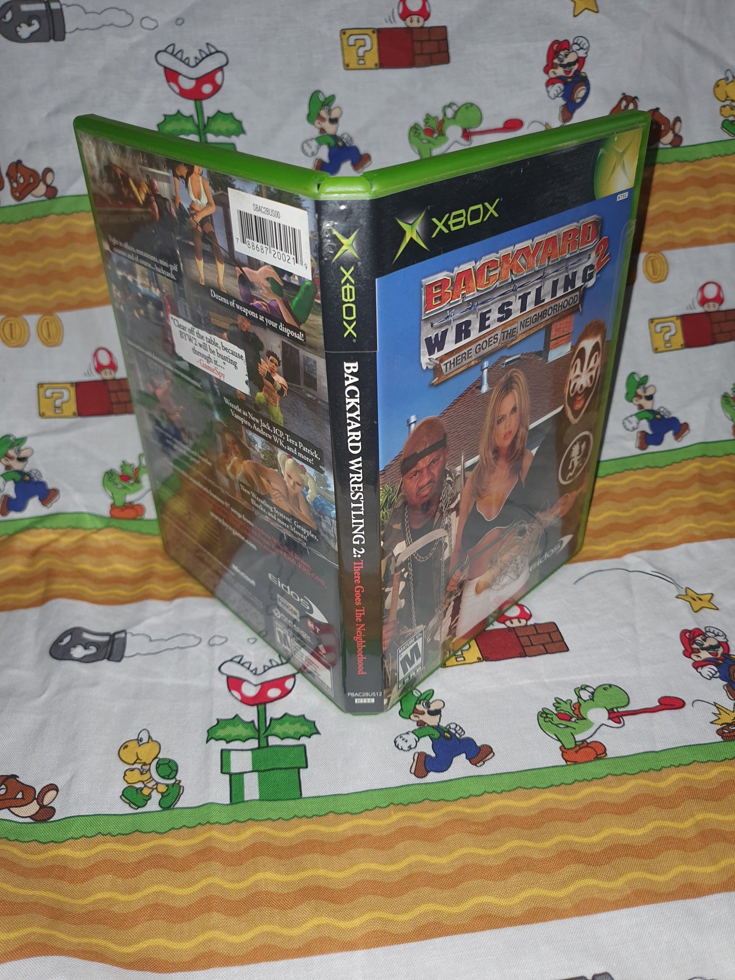 Backyard Wrestling 2 Xbox There Goes The Neighborhood 2004 Complete w/ Reg Card