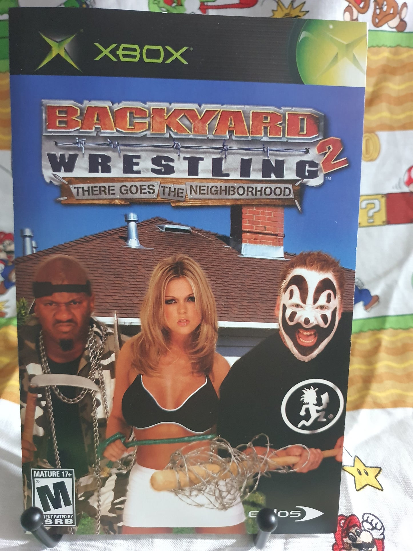 Backyard Wrestling 2 Xbox There Goes The Neighborhood 2004 Complete w/ Reg Card