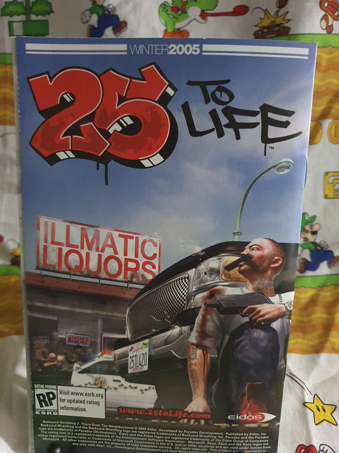 Backyard Wrestling 2 Xbox There Goes The Neighborhood 2004 Complete w/ Reg Card