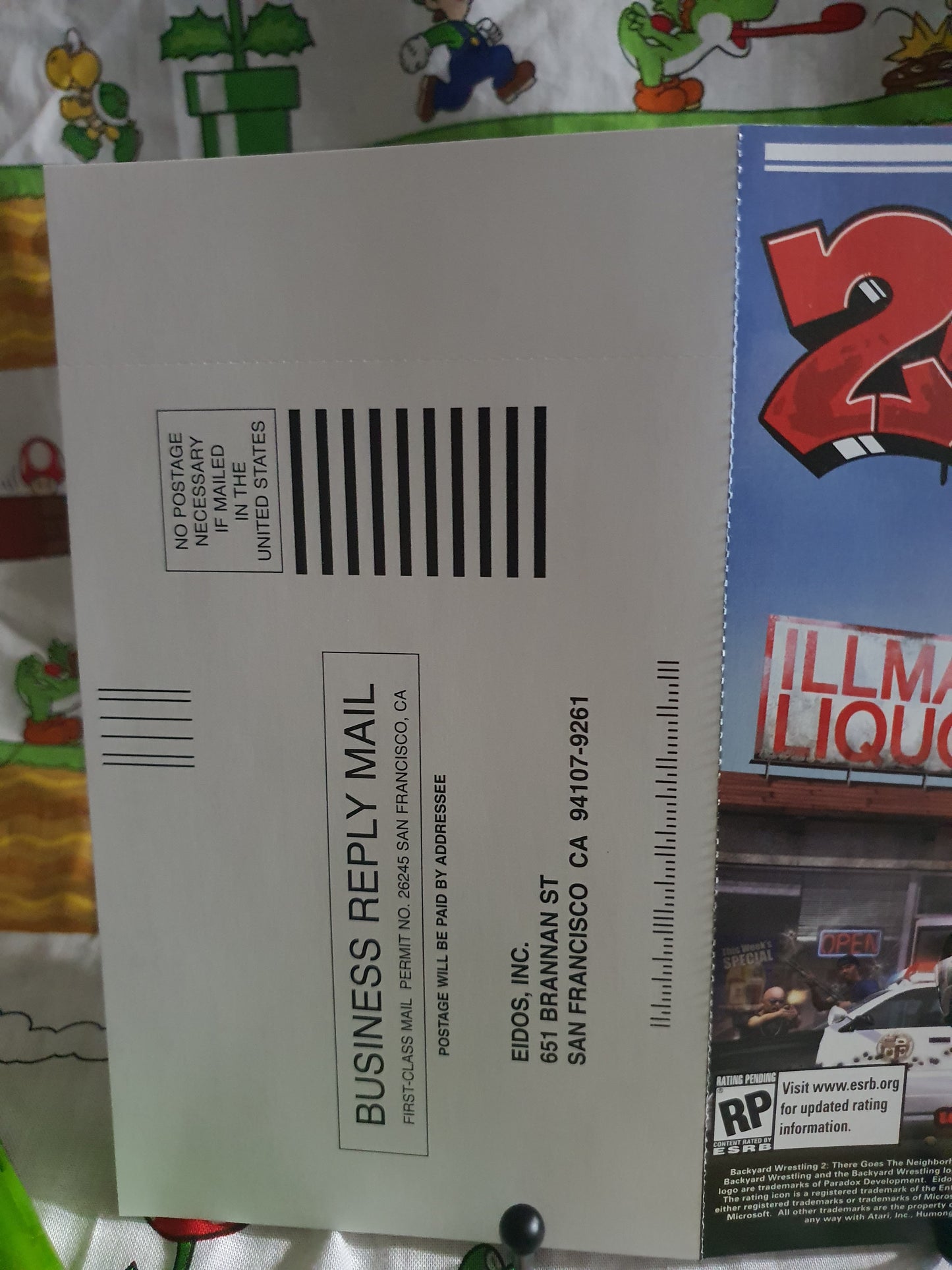 Backyard Wrestling 2 Xbox There Goes The Neighborhood 2004 Complete w/ Reg Card
