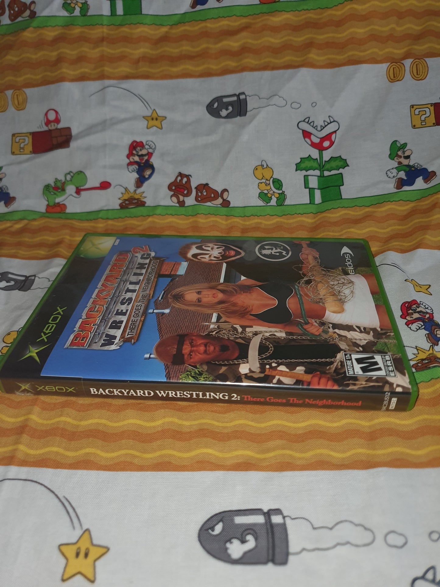 Backyard Wrestling 2 Xbox There Goes The Neighborhood 2004 Complete w/ Reg Card