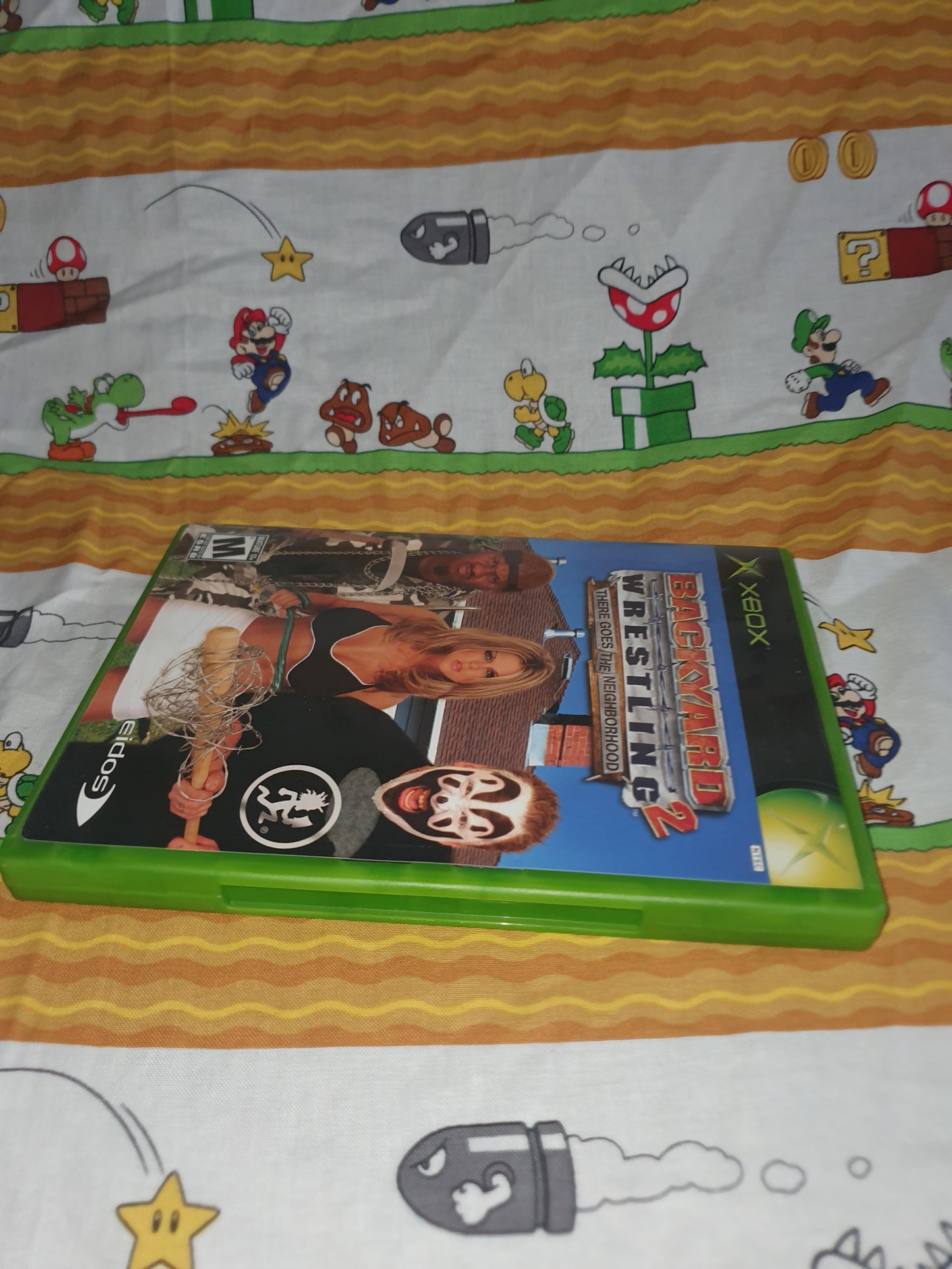 Backyard Wrestling 2 Xbox There Goes The Neighborhood 2004 Complete w/ Reg Card