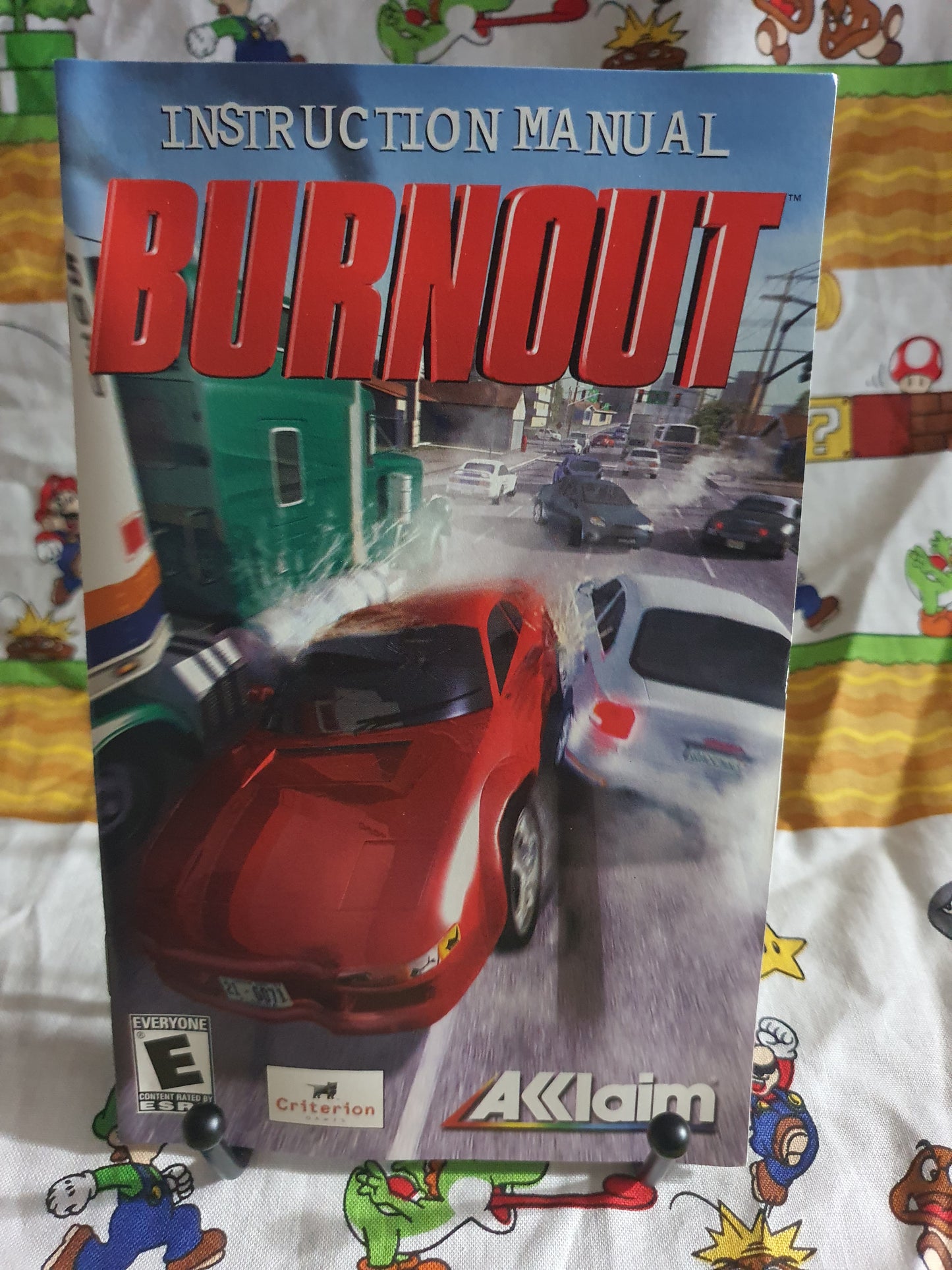 Burnout (PlayStation 2, 2001) Complete CIB Reg Card Clean Near Mint Disc PS2