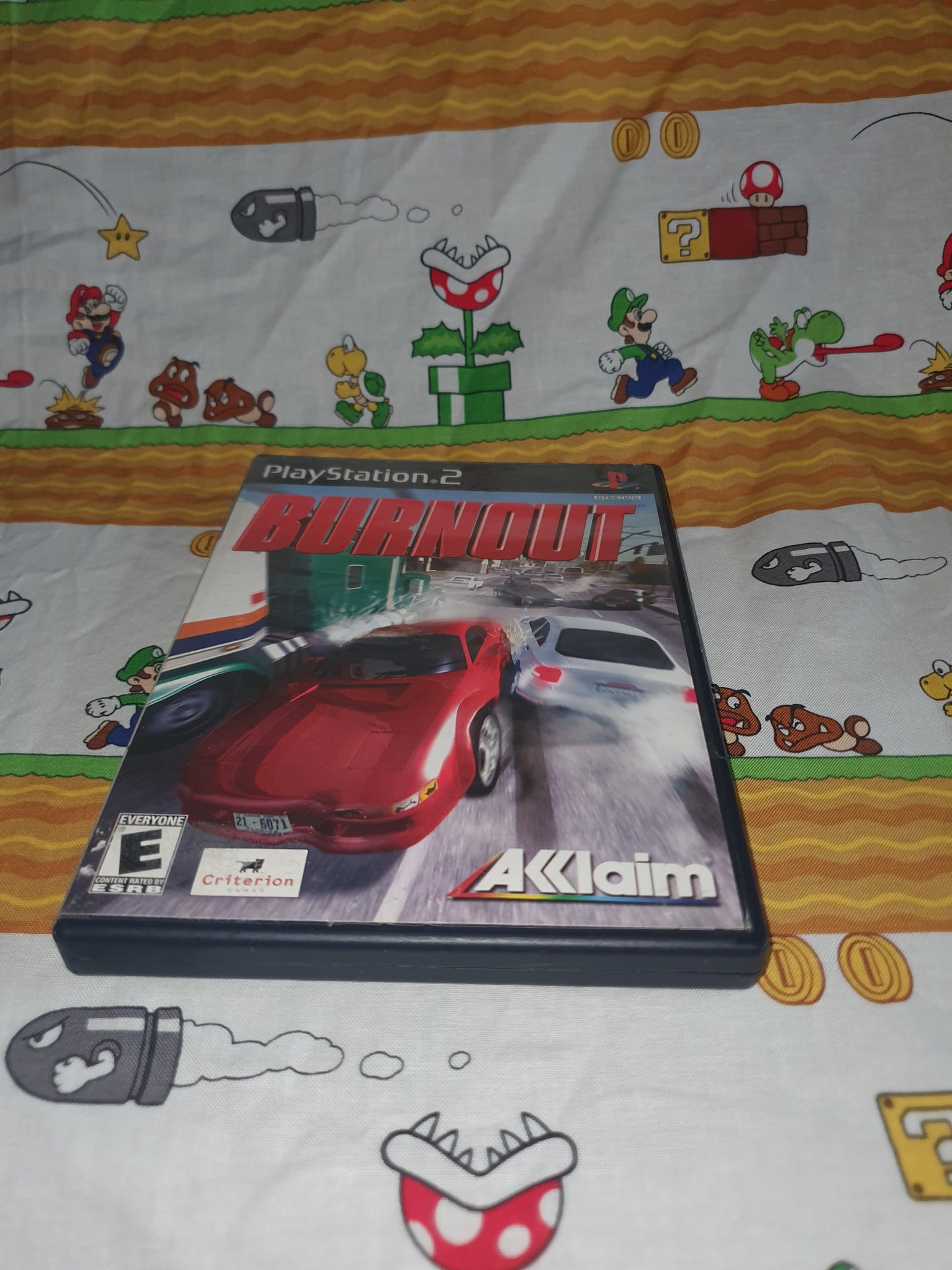 Burnout (PlayStation 2, 2001) Complete CIB Reg Card Clean Near Mint Disc PS2