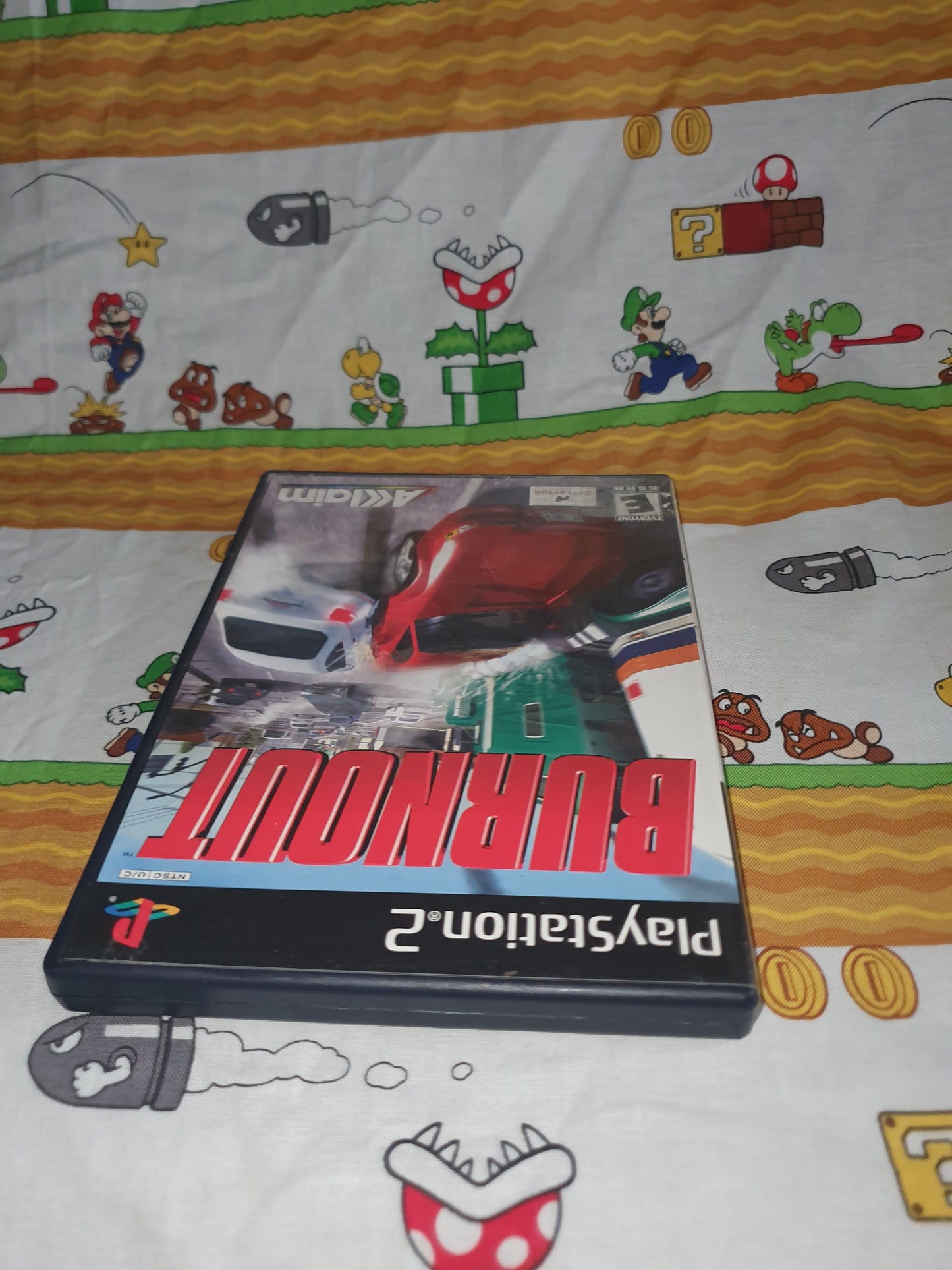 Burnout (PlayStation 2, 2001) Complete CIB Reg Card Clean Near Mint Disc PS2