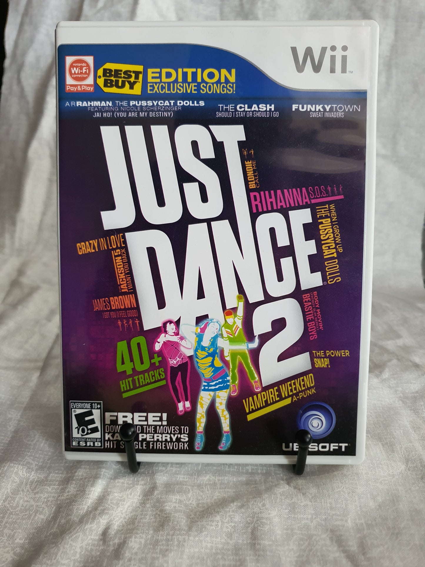 Just Dance 2 Best Buy Edition (Nintendo Wii, 2010) Complete Near Mint Clean