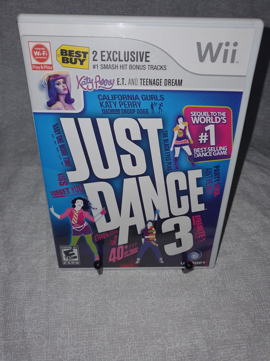 Just Dance 3 Nintendo Wii Best Buy Exclusive - Complete CIB Clean Near Mint