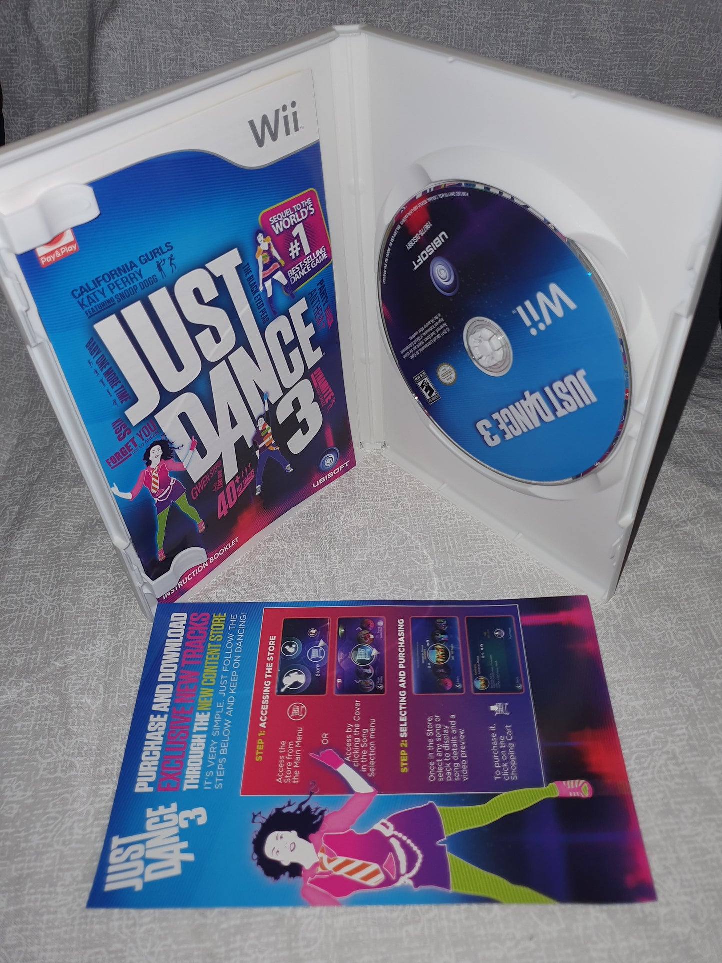 Just Dance 3 Nintendo Wii Best Buy Exclusive - Complete CIB Clean Near Mint