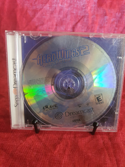 AeroWings 2 Air Strike for Sega Dreamcast Missing Manuel Disc Good T-40210N
