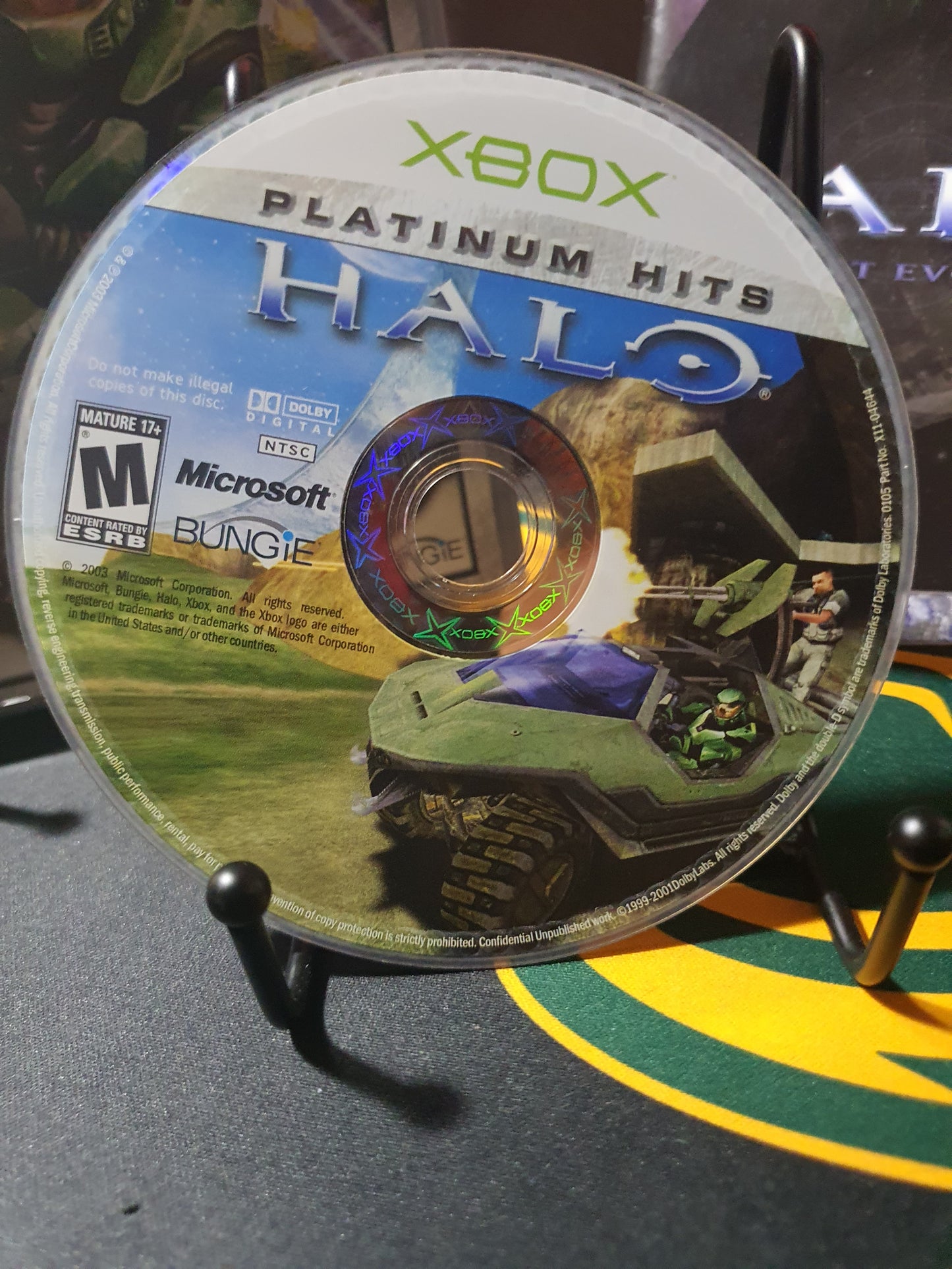 Halo Combat Evolved (Xbox, 2001) Complete CIB Game Disc Near Mint Platinum Hits