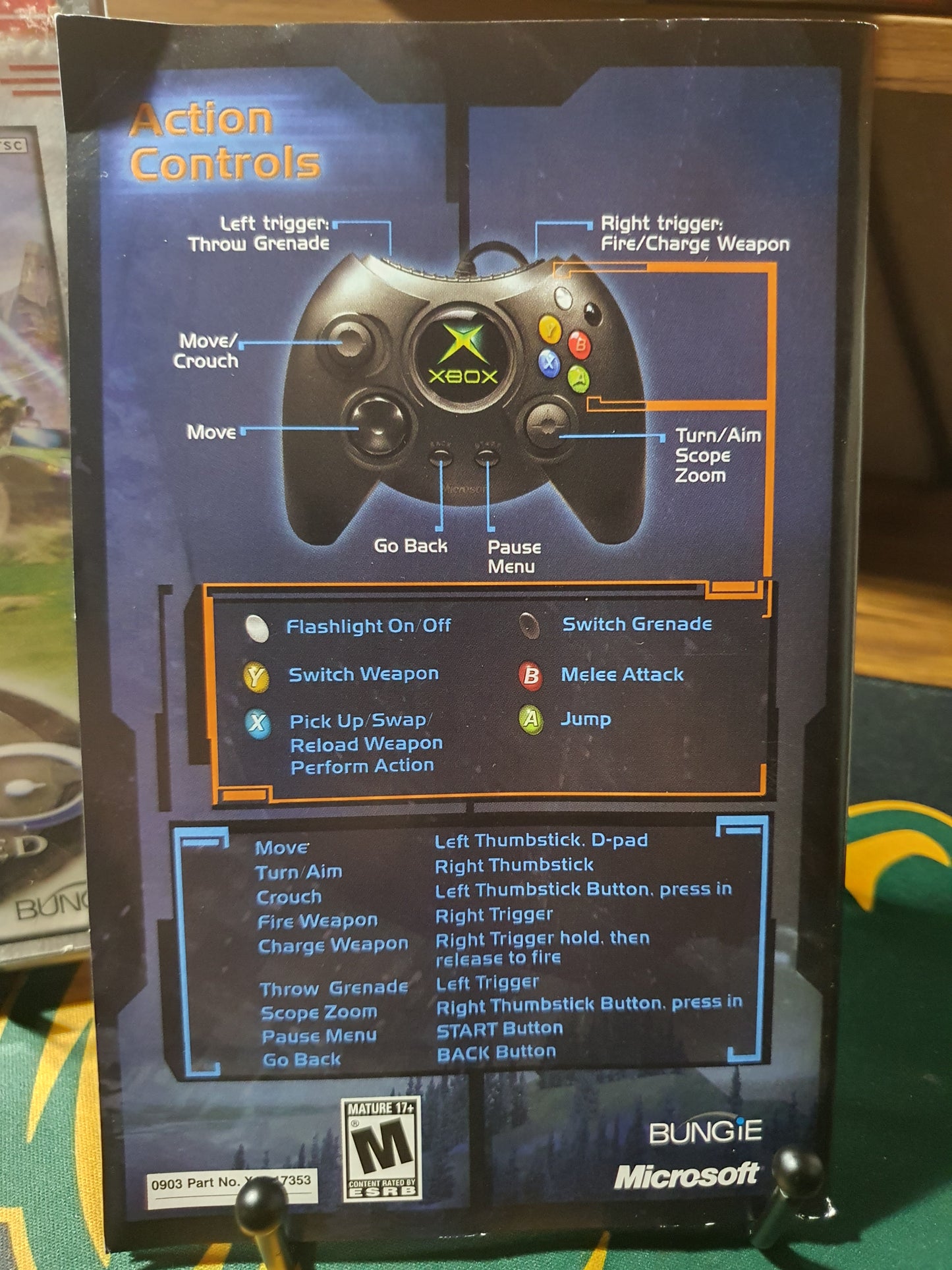 Halo Combat Evolved (Xbox, 2001) Complete CIB Game Disc Near Mint Platinum Hits