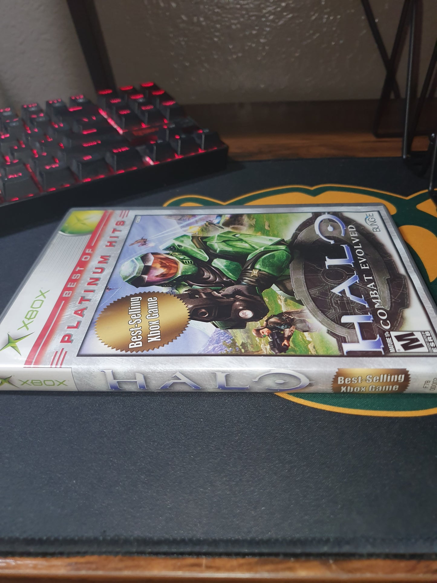 Halo Combat Evolved (Xbox, 2001) Complete CIB Game Disc Near Mint Platinum Hits