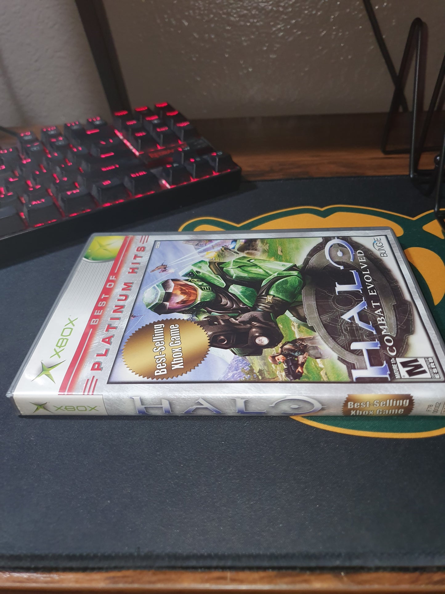 Halo Combat Evolved (Xbox, 2001) Complete CIB Game Disc Near Mint Platinum Hits