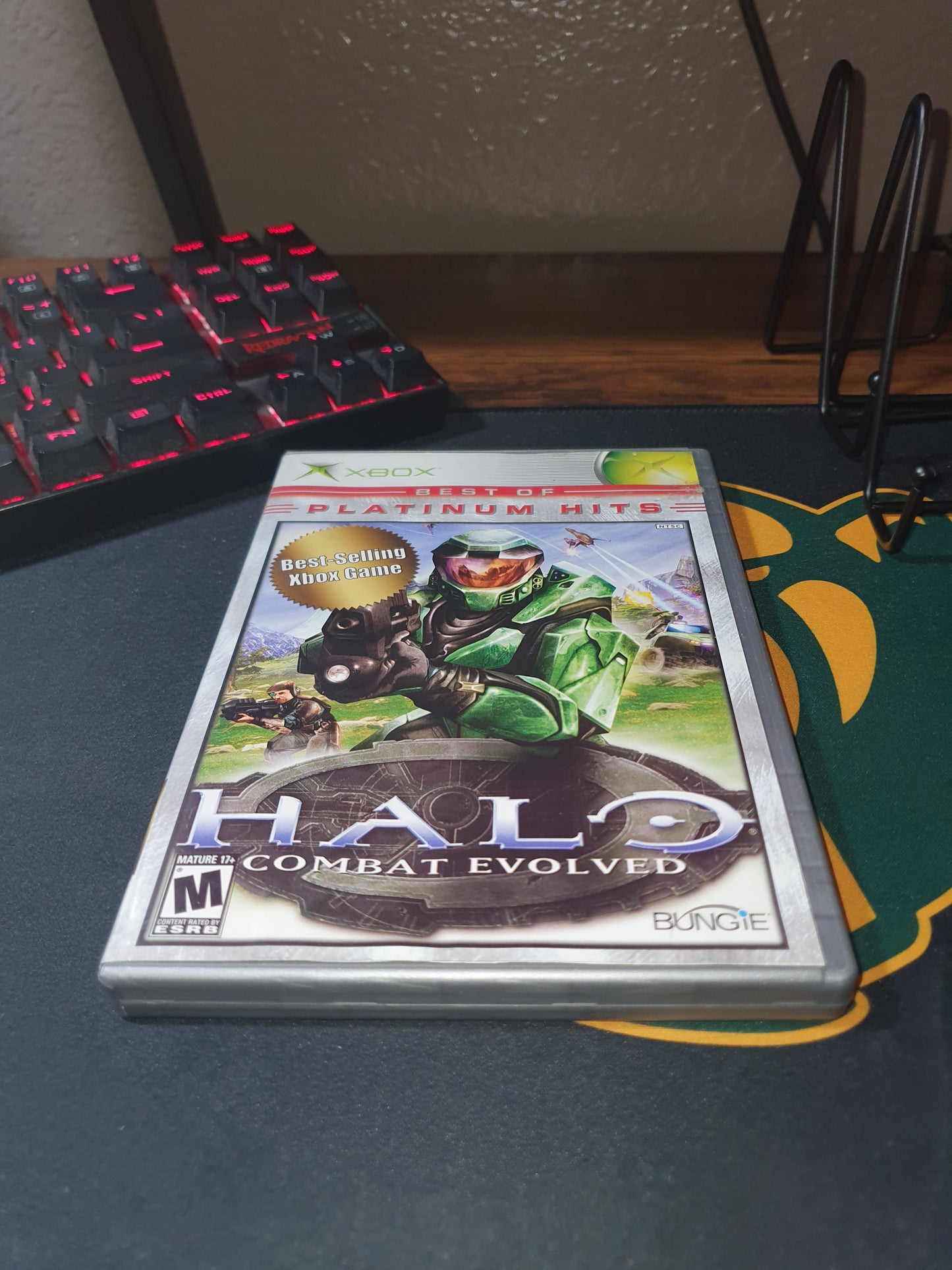 Halo Combat Evolved (Xbox, 2001) Complete CIB Game Disc Near Mint Platinum Hits