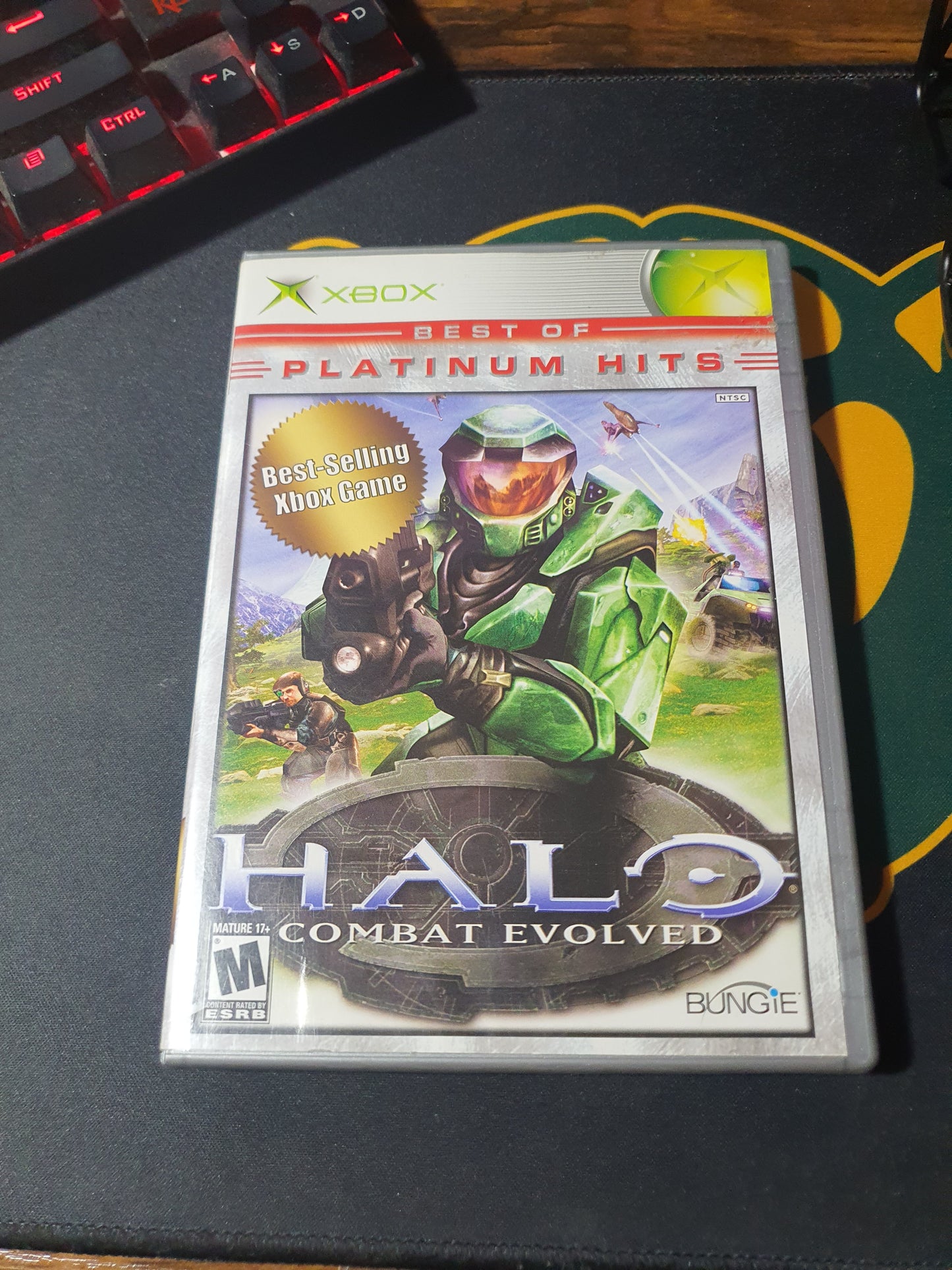 Halo Combat Evolved (Xbox, 2001) Complete CIB Game Disc Near Mint Platinum Hits