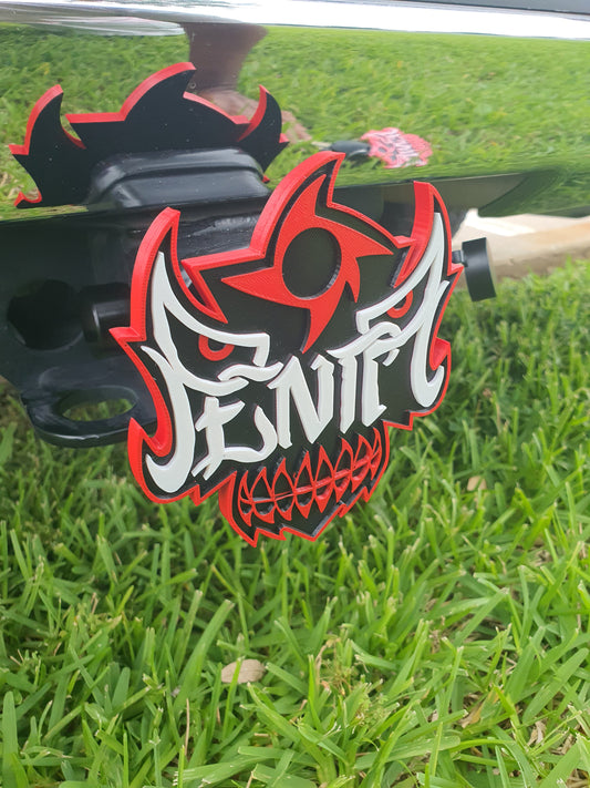 Penta Lucha Brothers Mask Skull Trailer Hitch Cover Plug 2x2 Receiver Truck Suv