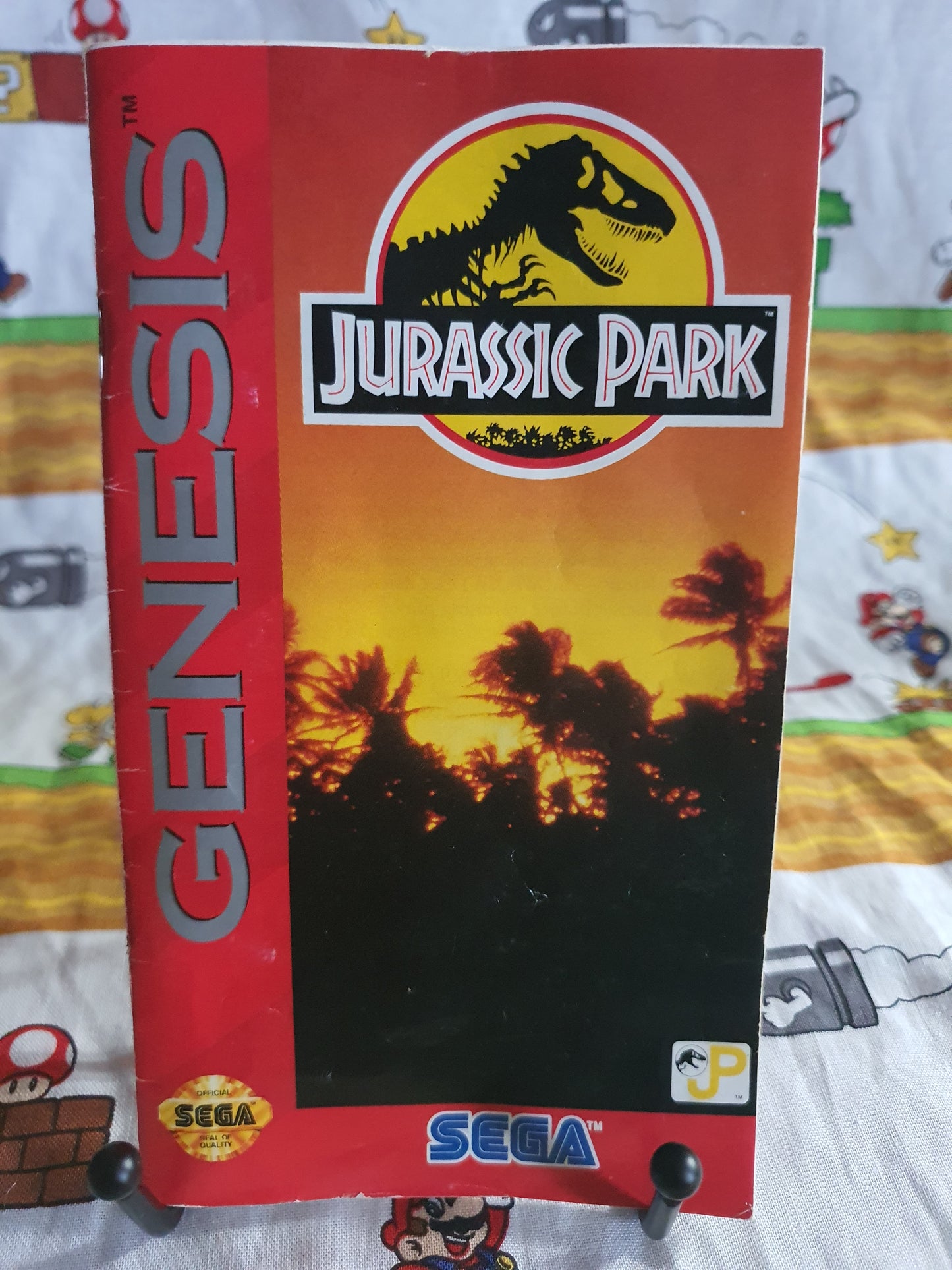 Jurassic Park Sega Genesis 1993 Complete CIB Near Mint Clean Tested Original