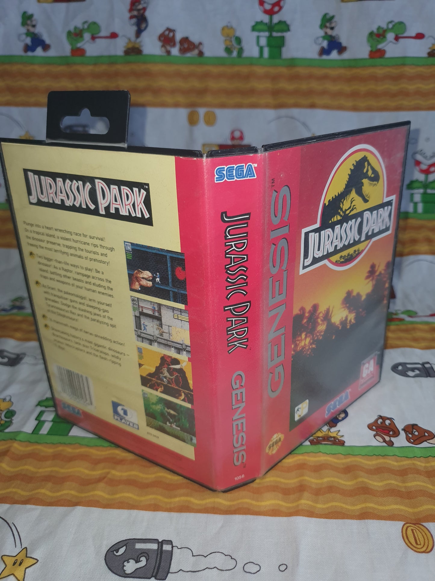 Jurassic Park Sega Genesis 1993 Complete CIB Near Mint Clean Tested Original