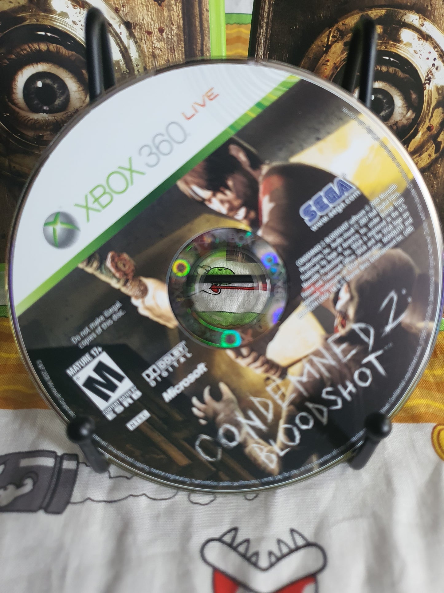 Condemned 2: Bloodshot (Microsoft Xbox 360, 2008) Complete Clean Near Mint 68020