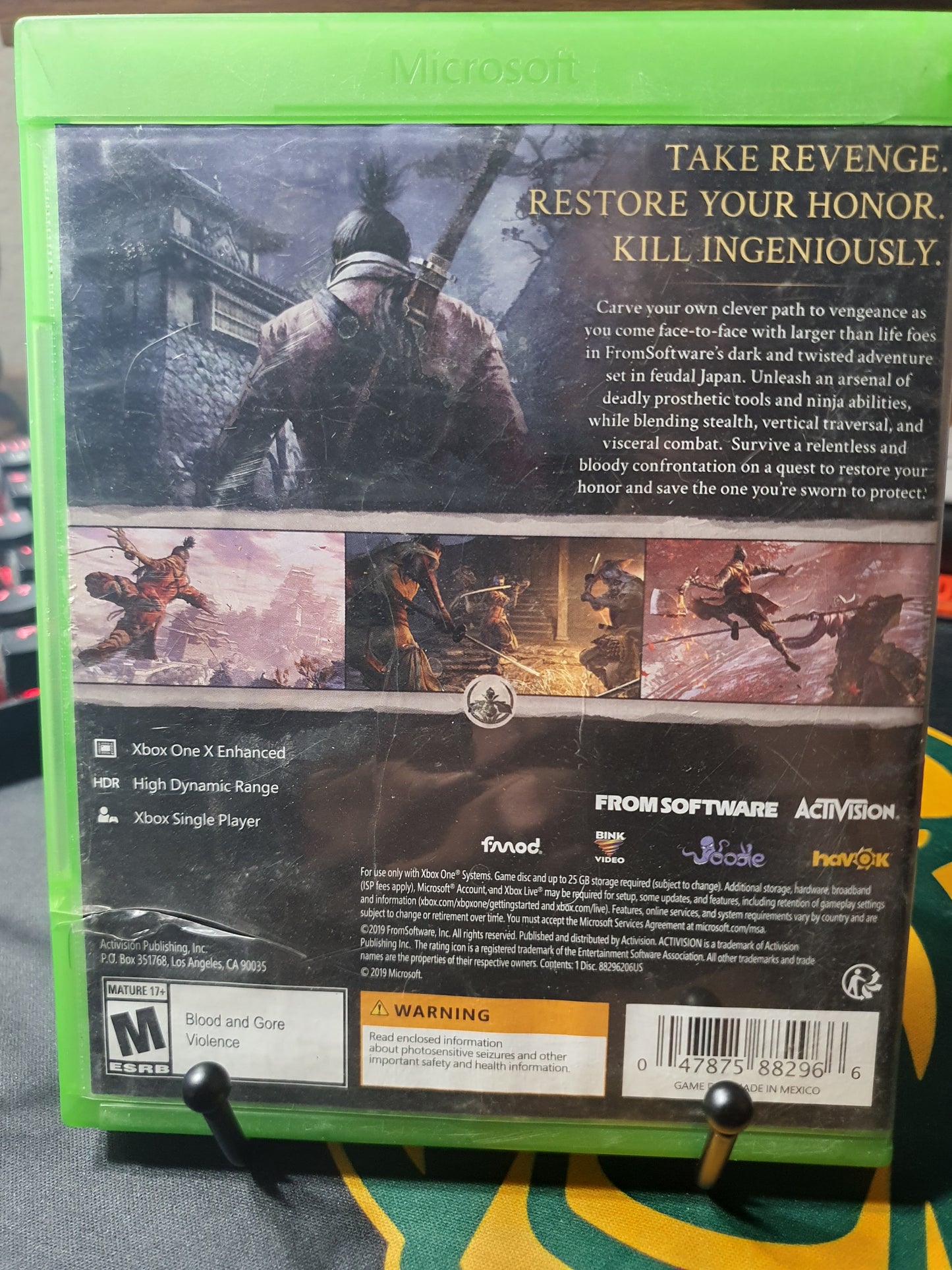 Sekiro: Shadows Die Twice Microsoft Xbox One Series X/S 2019 Complete Tested