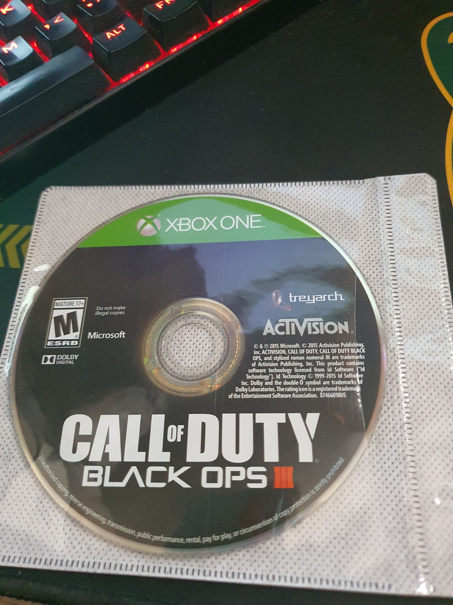 Call of Duty: Black Ops 3 Standard Edition (Microsoft Xbox One) Tested/Works