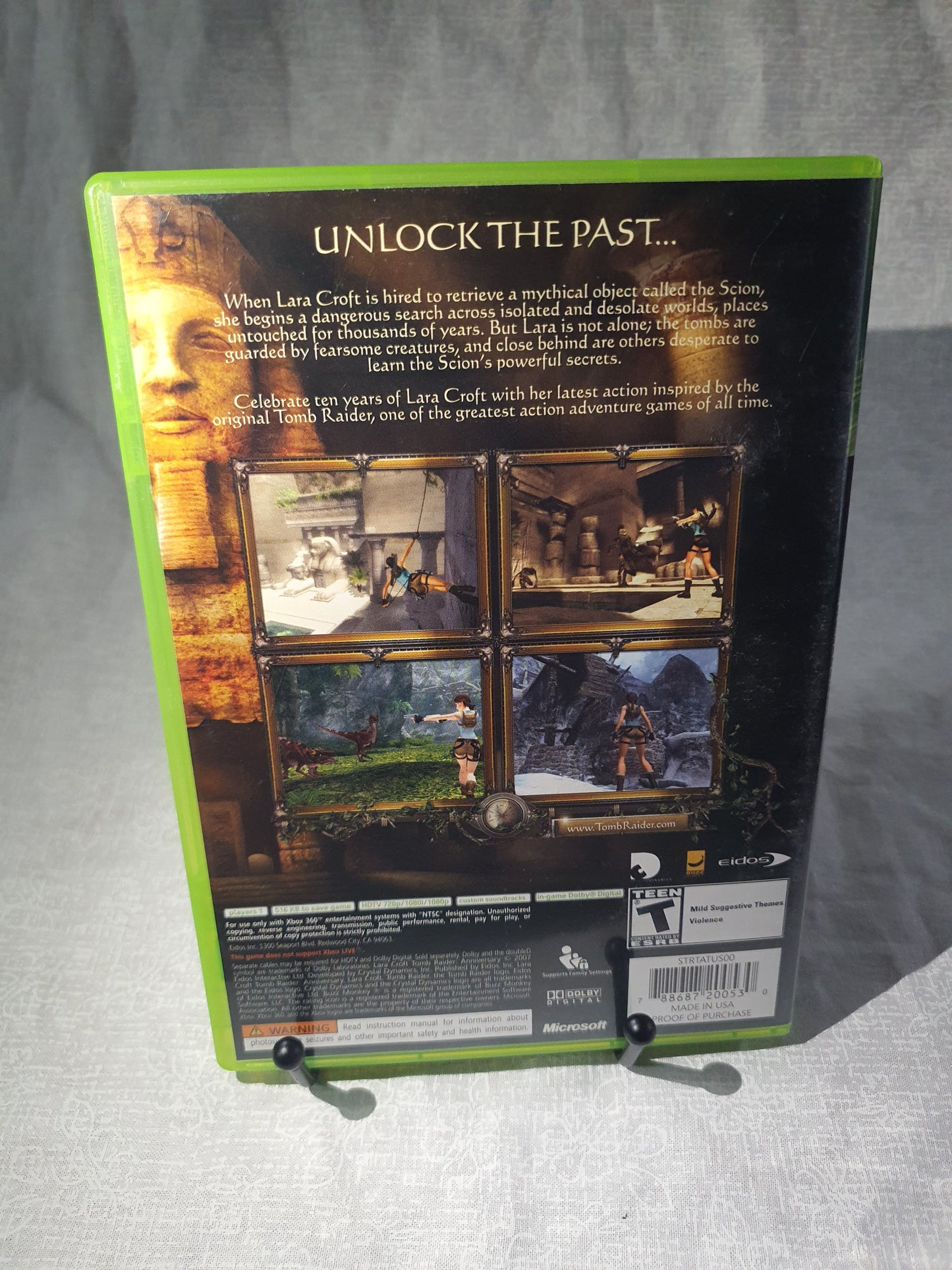 Tomb Raider Anniversary (Microsoft Xbox 360) - CIB Complete EXCELLENT & Tested