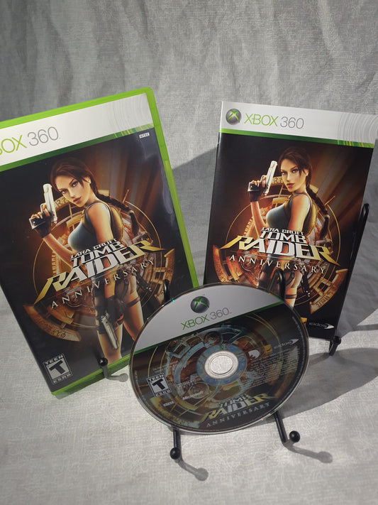 Tomb Raider Anniversary (Microsoft Xbox 360) - CIB Complete EXCELLENT & Tested