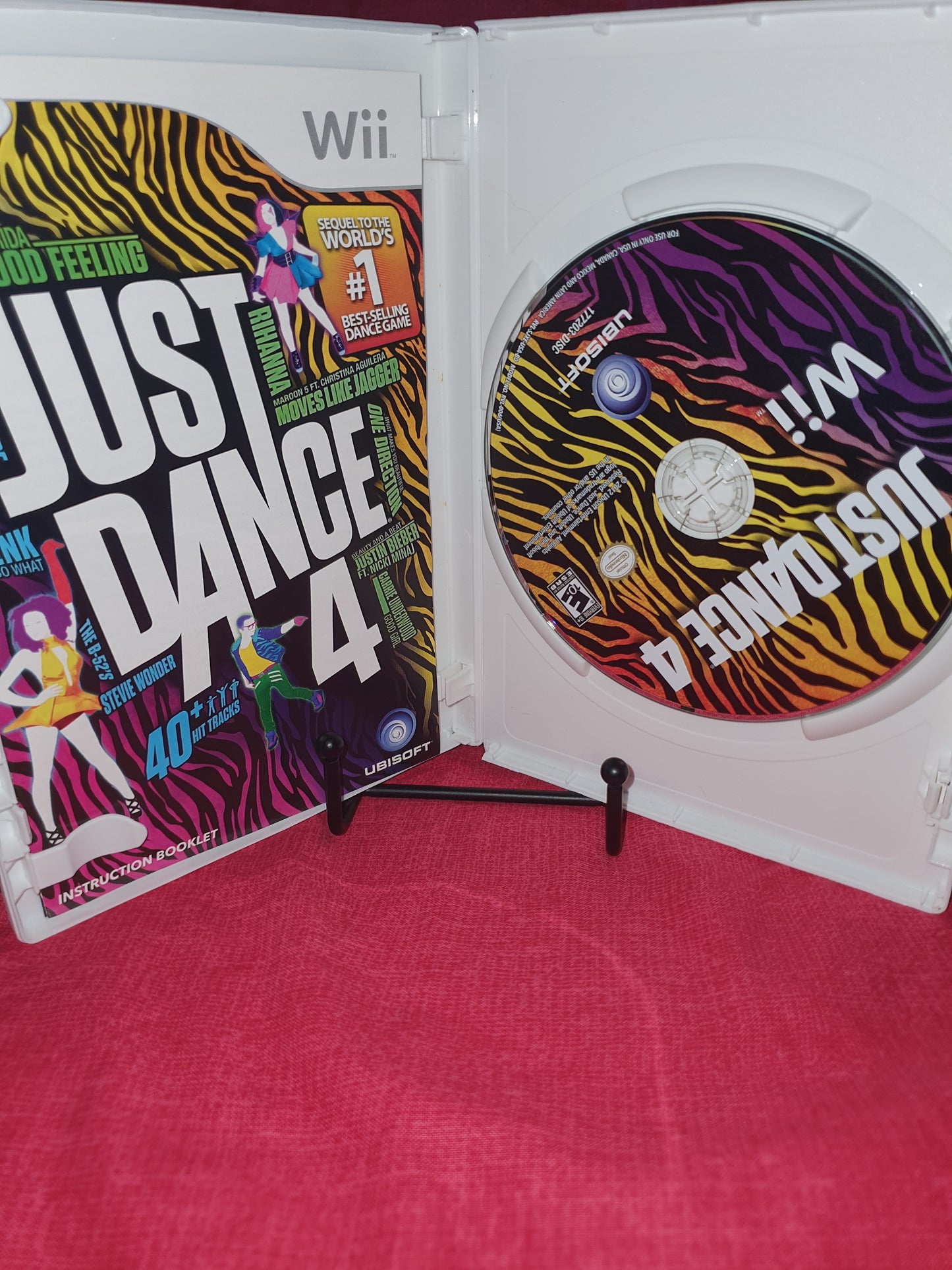Just Dance 4 (Nintendo Wii, 2012) Complete CIB Tested Very Good Videogame Disc