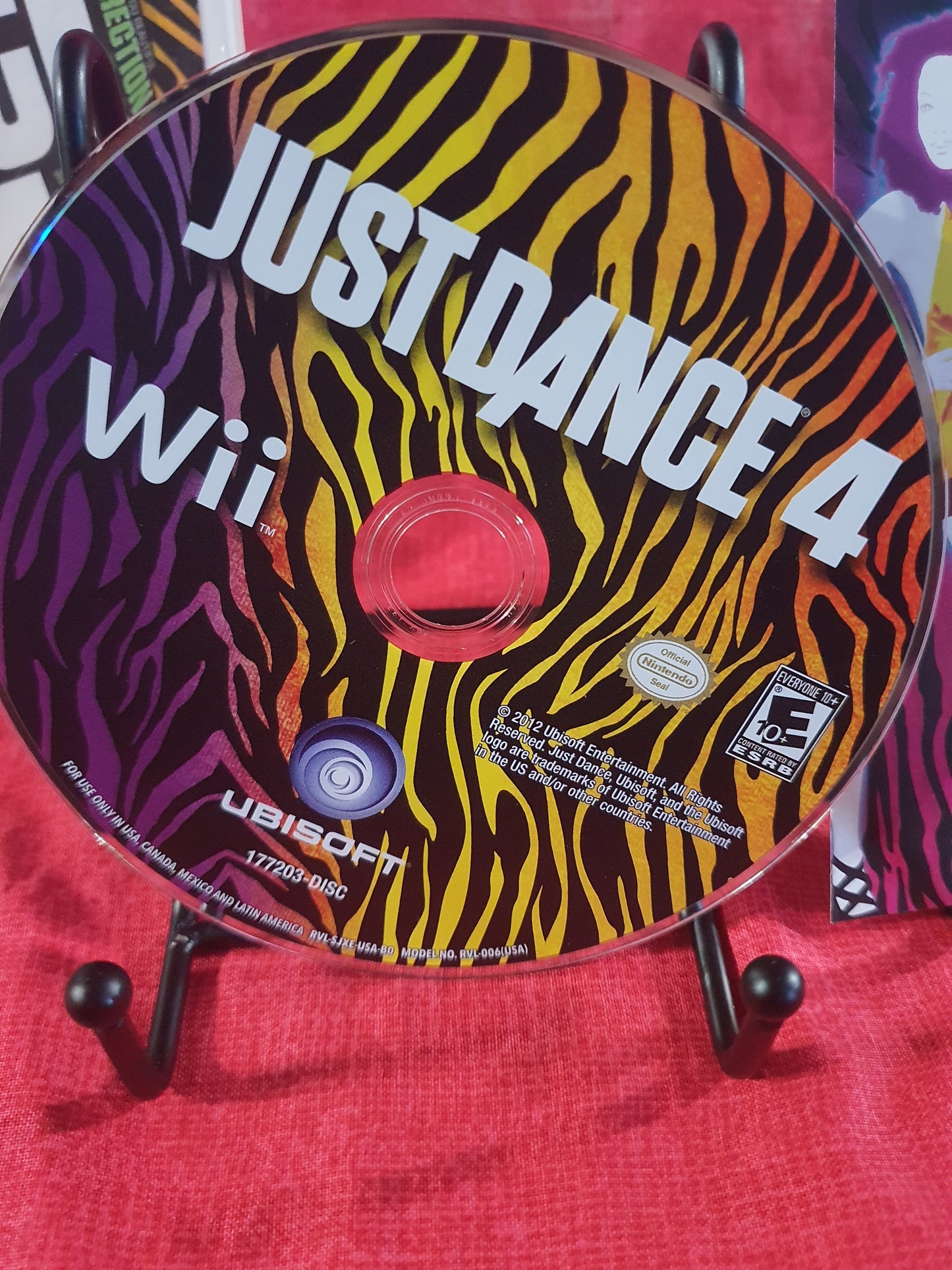 Just Dance 4 (Nintendo Wii, 2012) Complete CIB Tested Very Good Videogame Disc