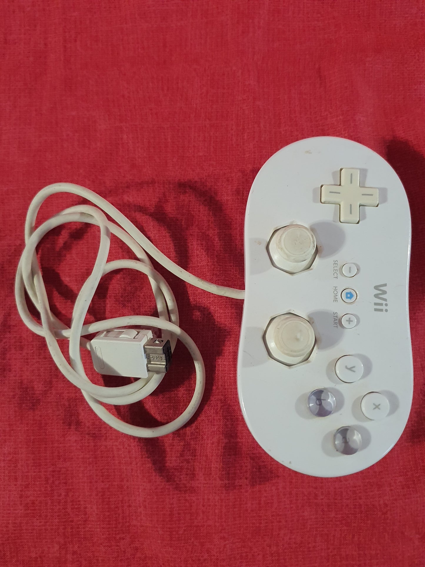 OEM Nintendo Wii Classic Controller - White RVL-005 Tested Working