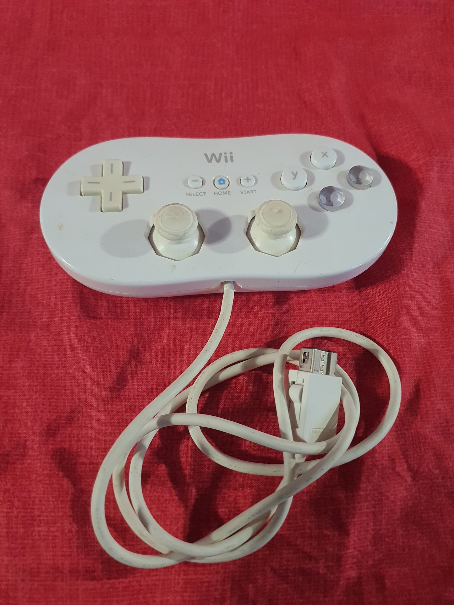 OEM Nintendo Wii Classic Controller - White RVL-005 Tested Working