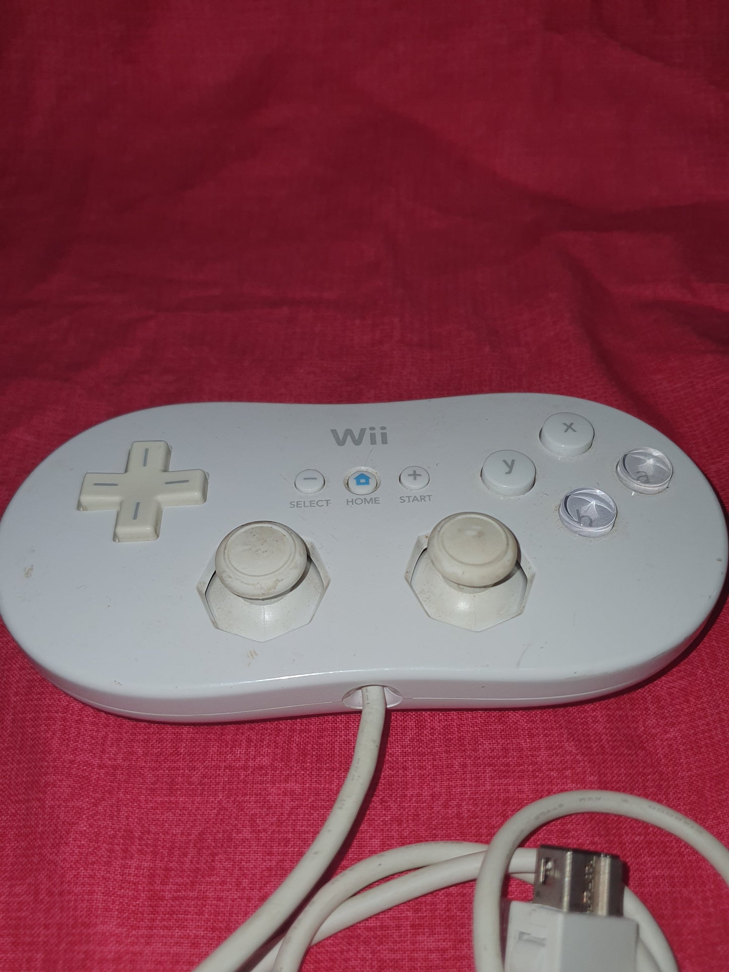 OEM Nintendo Wii Classic Controller - White RVL-005 Tested Working