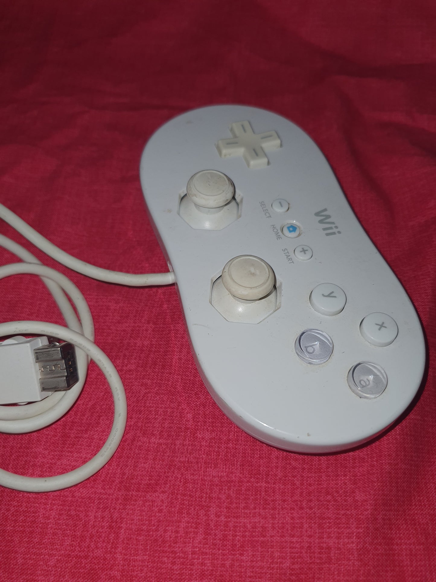 OEM Nintendo Wii Classic Controller - White RVL-005 Tested Working