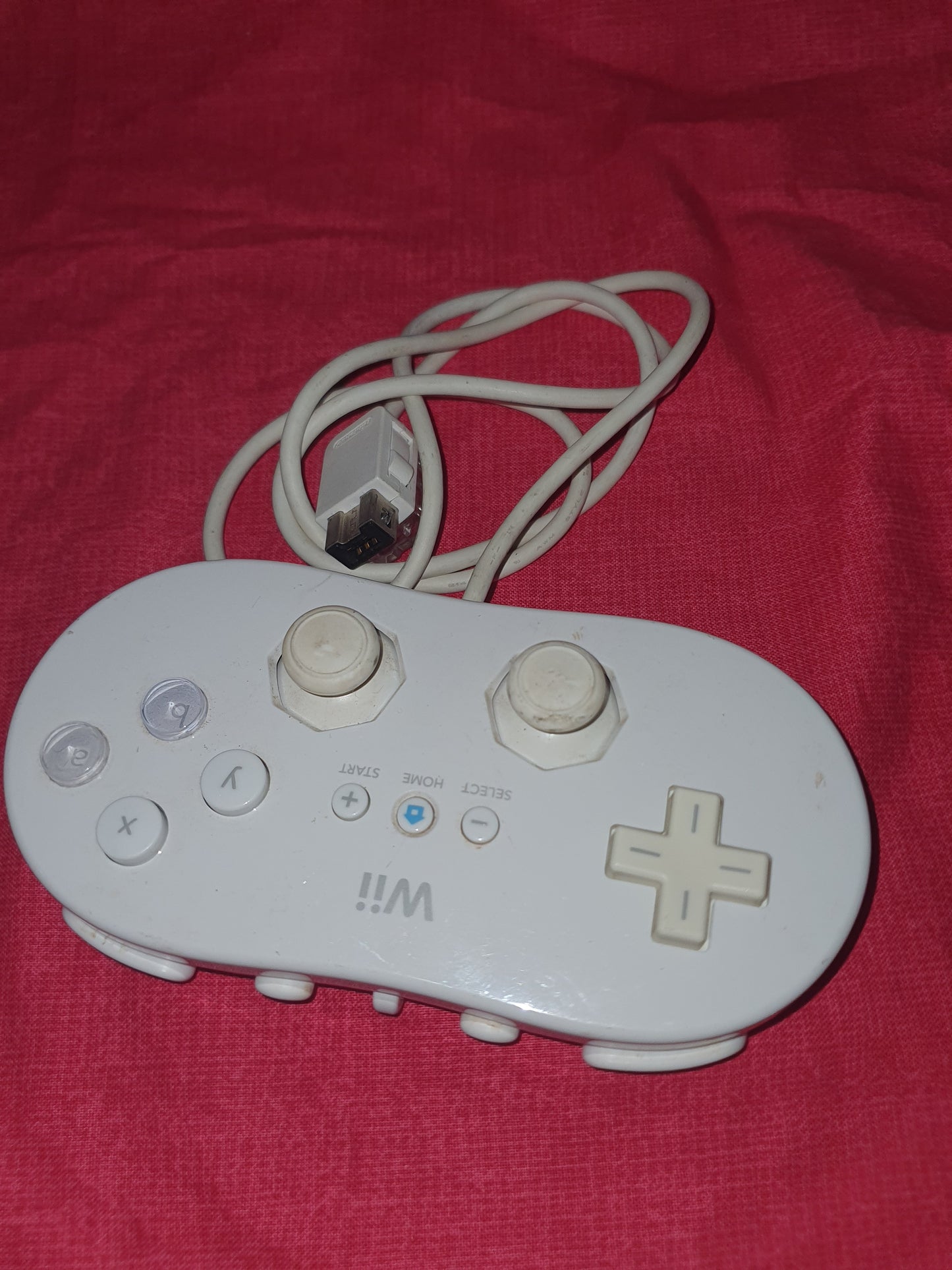 OEM Nintendo Wii Classic Controller - White RVL-005 Tested Working