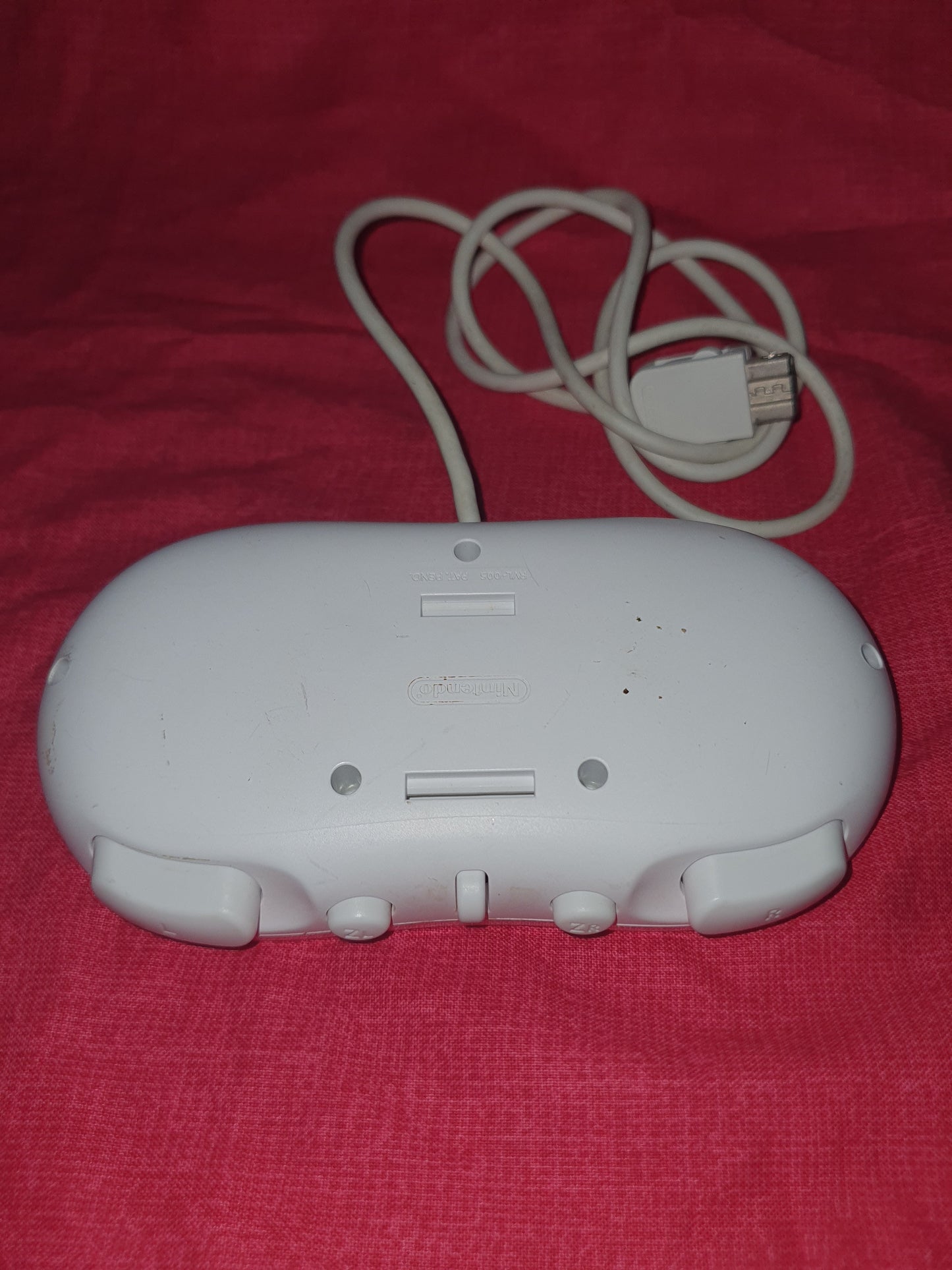 OEM Nintendo Wii Classic Controller - White RVL-005 Tested Working