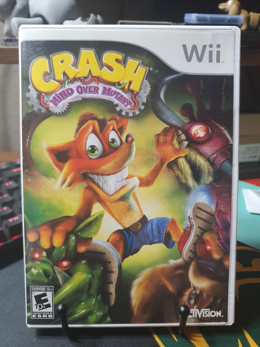 Crash Bandicoot: Mind Over Mutant (Nintendo Wii, 2008) Disc Very Good Clean