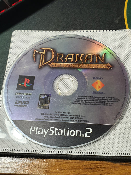 Drakan The Ancients Gates (PlayStation 2, 2002) Game Disc Very Good Free Ship
