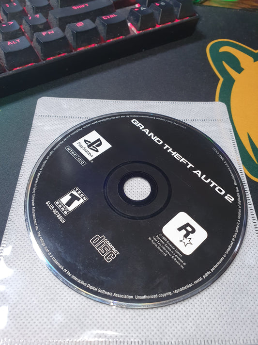 Grand Theft Auto 2 Sony PlayStation 1 PS1 Video Game Rockstar Disc Near Mint
