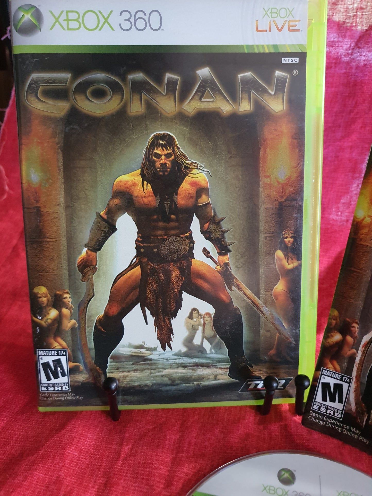 CONAN (Microsoft Xbox 360, 2007) Complete CIB Videogame Disc Near Mint Free Ship