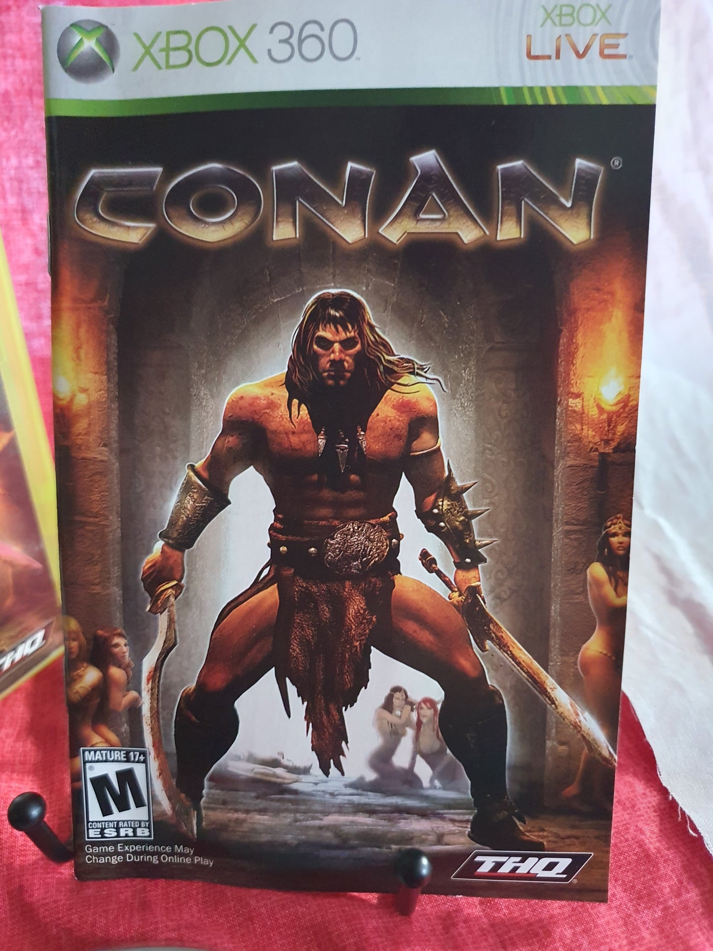 CONAN (Microsoft Xbox 360, 2007) Complete CIB Videogame Disc Near Mint Free Ship