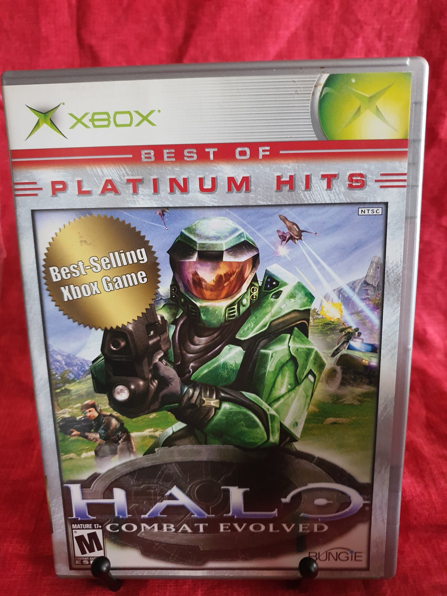 Halo: Combat Evolved Xbox 2001 Best of Platinum Hits Game Disc Near Mint Tested