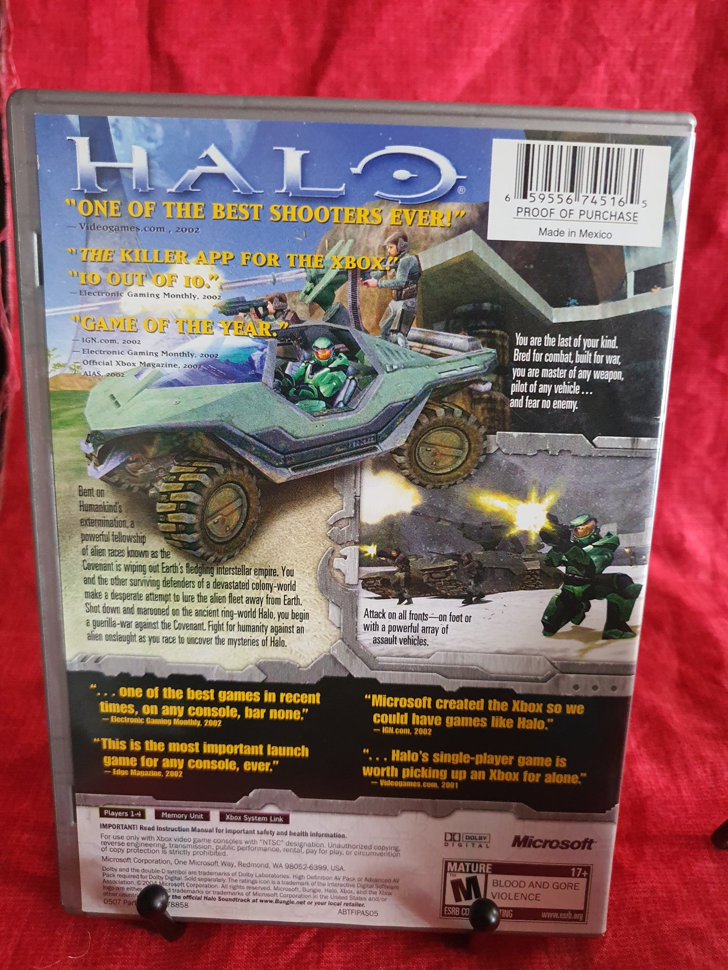 Halo: Combat Evolved Xbox 2001 Best of Platinum Hits Game Disc Near Mint Tested