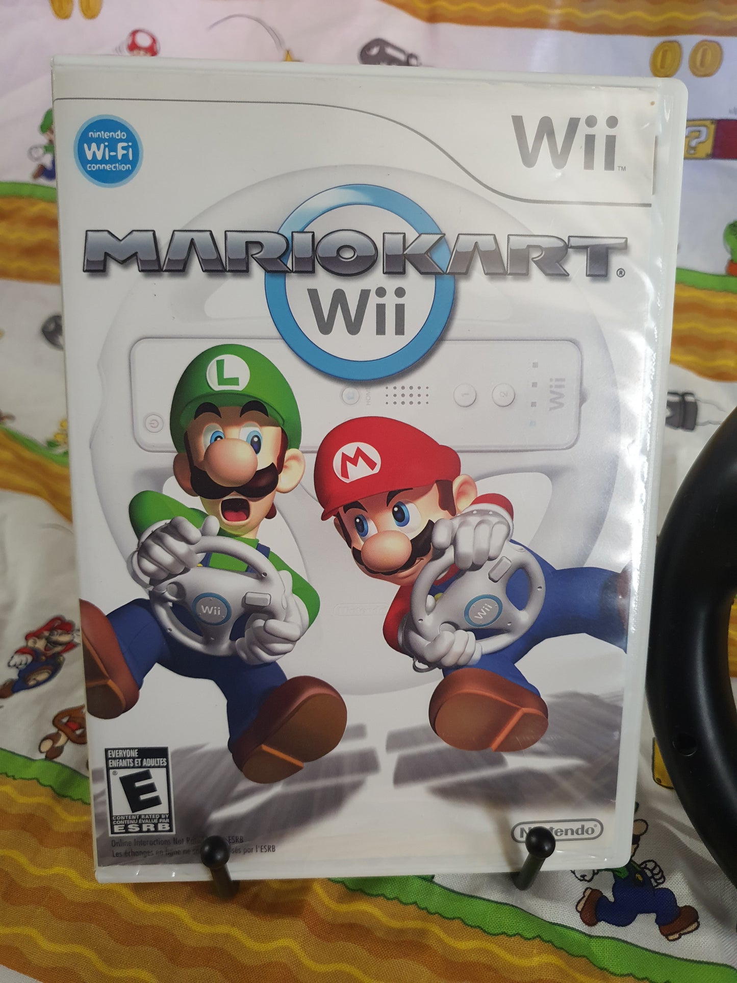 Mario Kart Bundled Wheel (Nintendo Wii, 2008) Game Disc Near Mint RVL-RMCE-USA