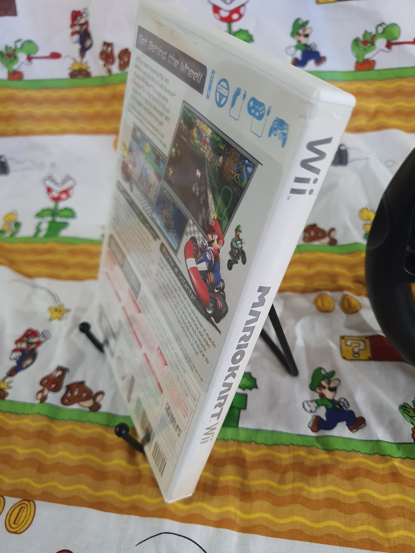 Mario Kart Bundled Wheel (Nintendo Wii, 2008) Game Disc Near Mint RVL-RMCE-USA