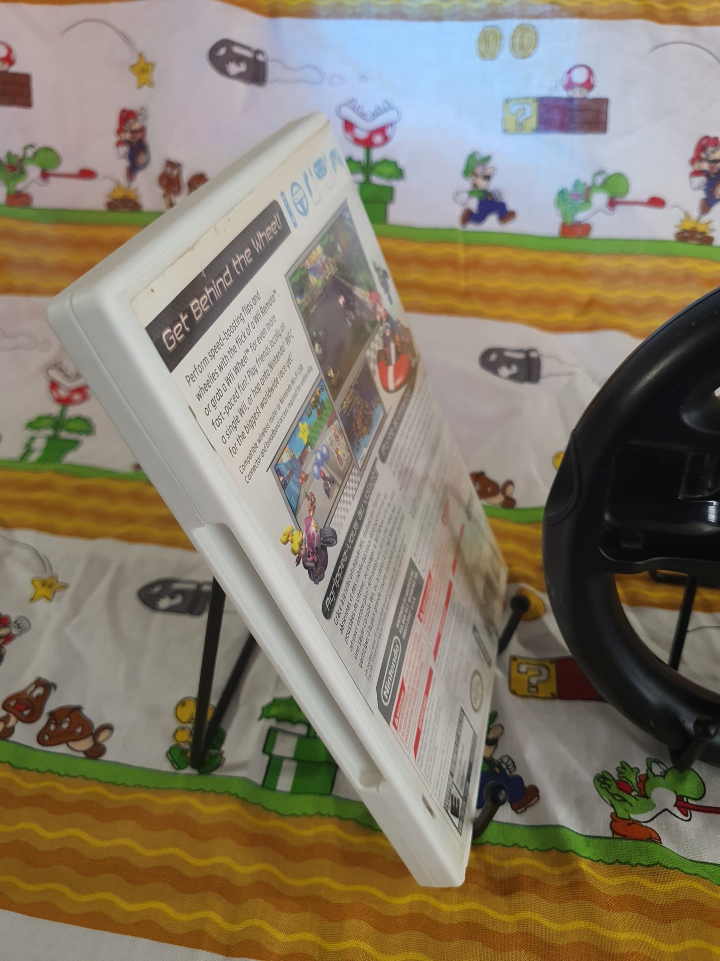 Mario Kart Bundled Wheel (Nintendo Wii, 2008) Game Disc Near Mint RVL-RMCE-USA