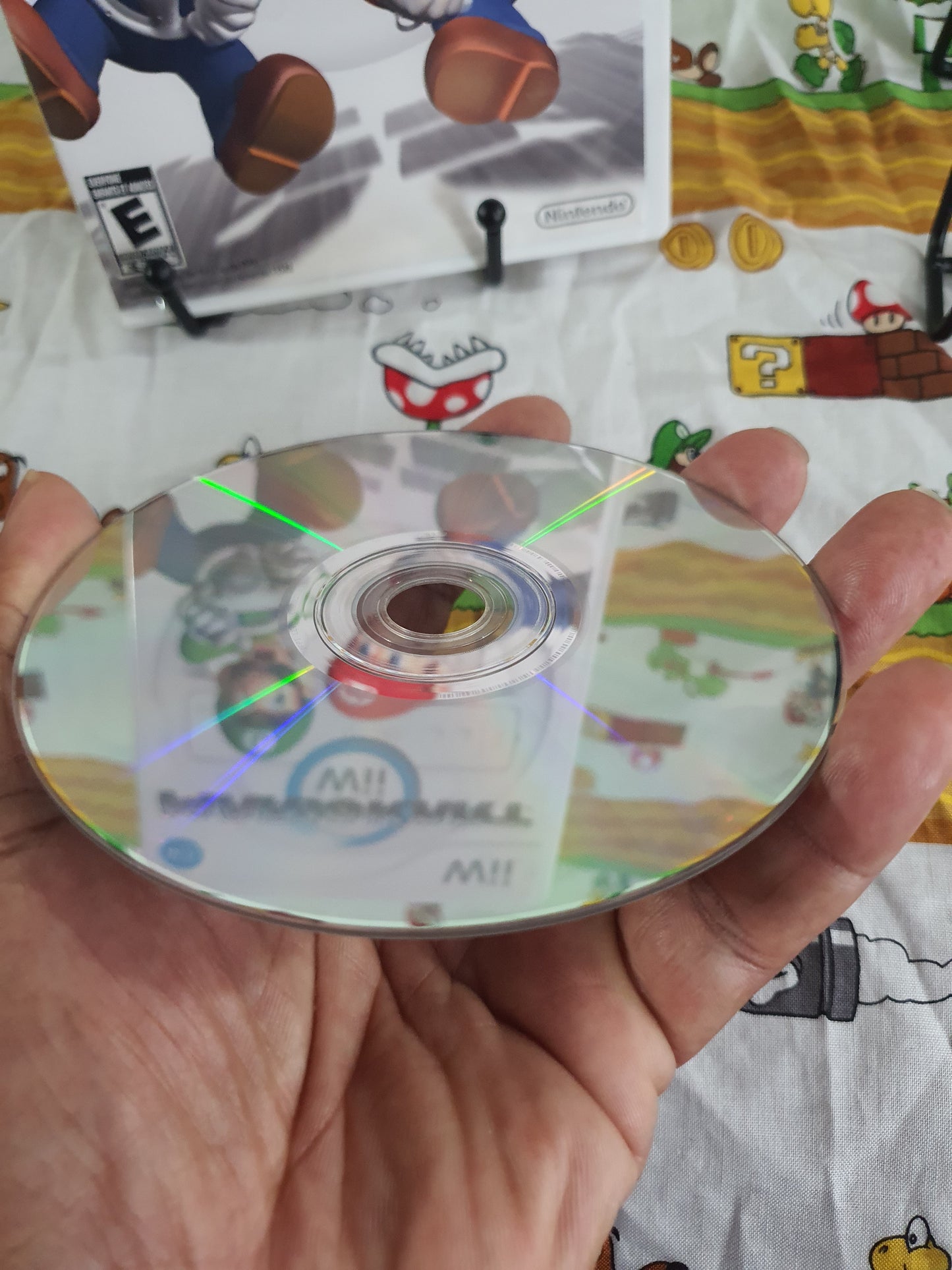 Mario Kart Bundled Wheel (Nintendo Wii, 2008) Game Disc Near Mint RVL-RMCE-USA