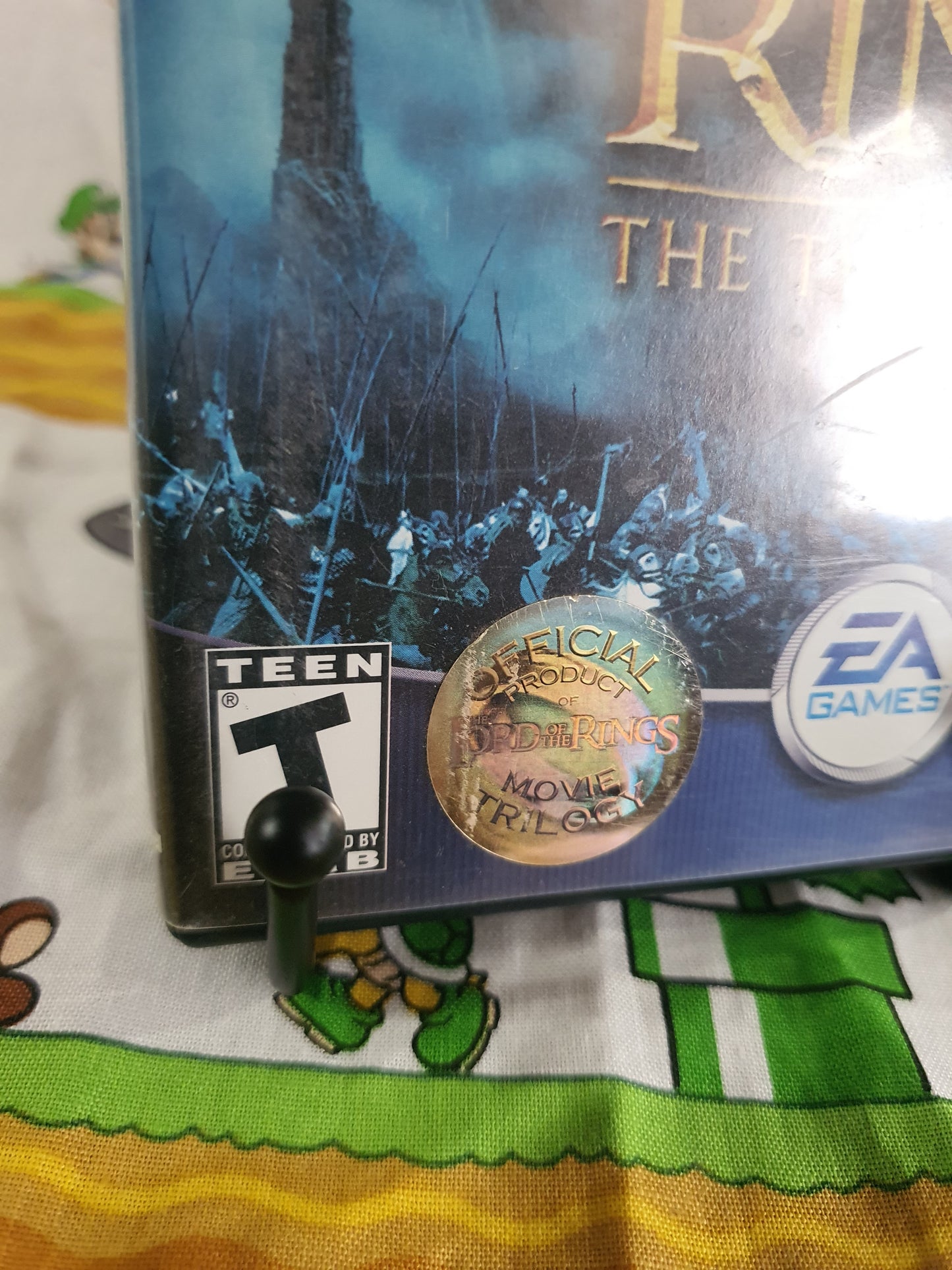 Lord of the Rings The Two Towers (PlayStation 2, 2004) Official Halo Sticker NM