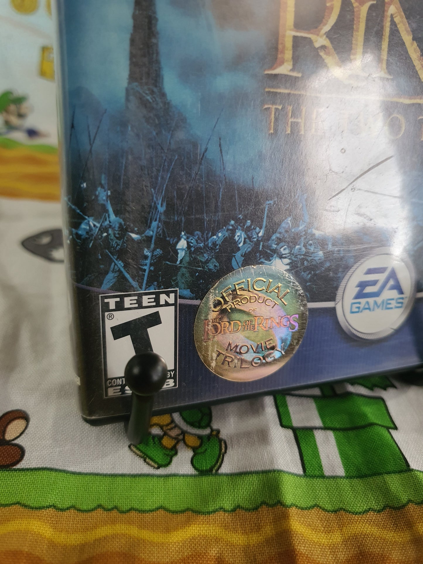 Lord of the Rings The Two Towers (PlayStation 2, 2004) Official Halo Sticker NM